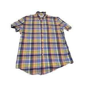US Polo ASSN Multicolor Plaid Button Up Shirt Mens XL